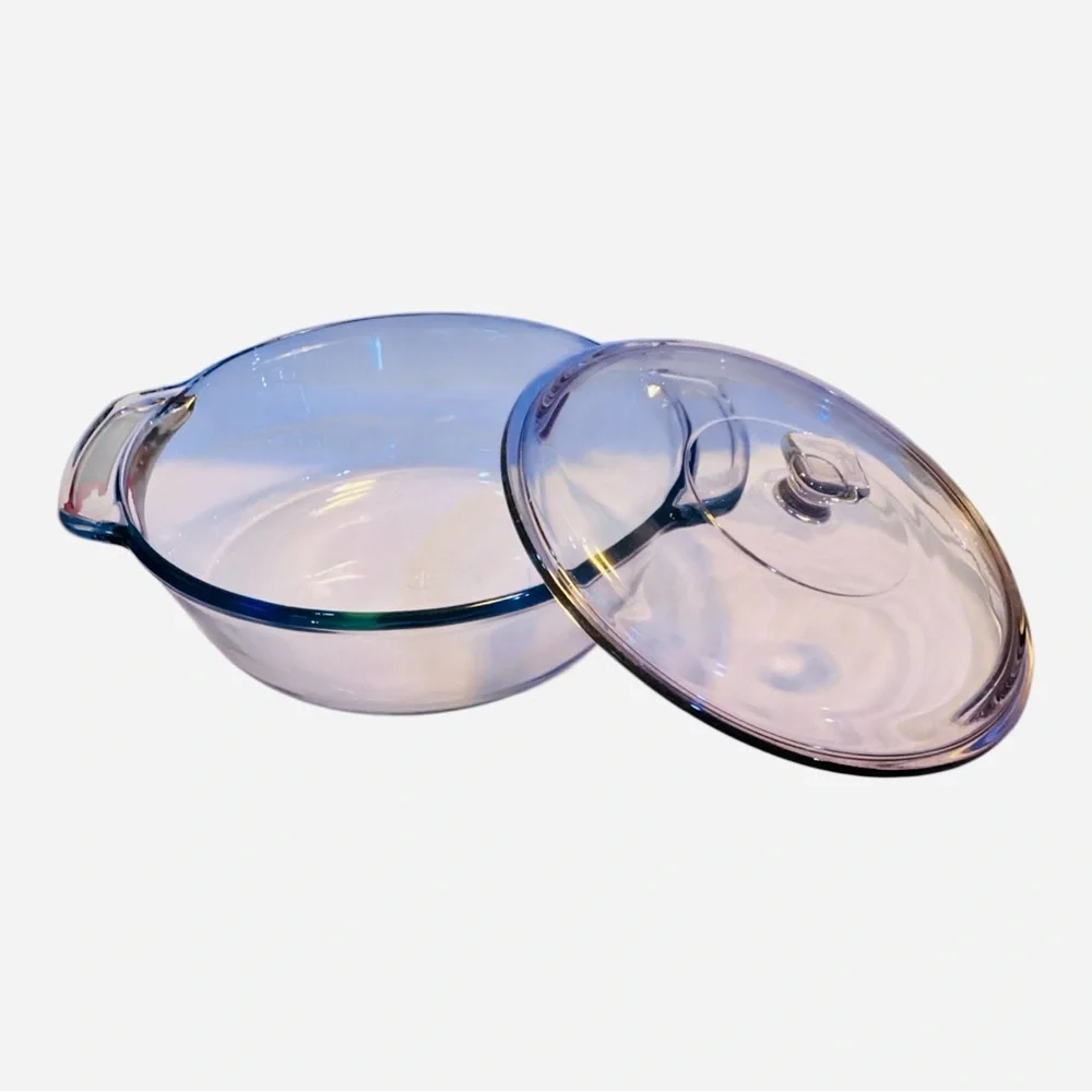 Anchor Hocking 2-Quart Round Glass Casserole Dish with Lid